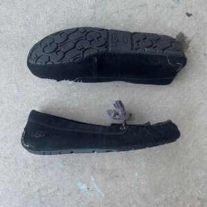 UGG Ansley Black Slippers size 7w